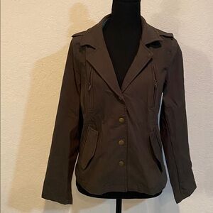 Eden Society Olive Collared Cargo Jacket - M